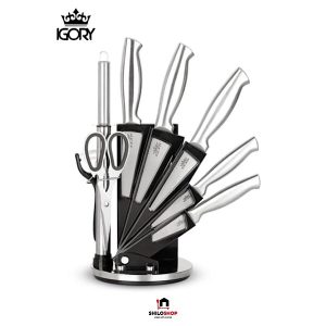 سرویس کارد و ساطور 9 پارچه ایگوری IGORY KITCHEN