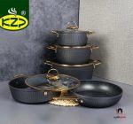 سرویس قابلمه ٩ پارچه KZP مدل آلما - Image 3