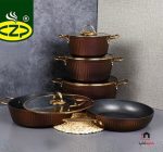 سرویس قابلمه ٩ پارچه KZP مدل آلما - Image 2