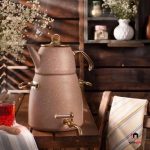 کتری قوری ترک دسته طلایی RIVER کد 58 - Image 3