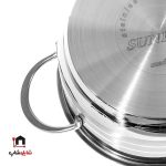 سرویس قابلمه ٨ پارچه استیل سانرایز مدل SUN_SS08 - Image 6