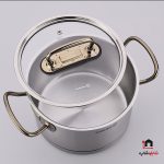 سرویس پخت و پز ٨ پارچه کرکماز دسته طلایی مدل رسنا - Image 8