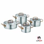 سرویس پخت و پز ٨ پارچه کرکماز دسته طلایی مدل رسنا - Image 7