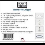 خردکن بلک کوکر مدل BC-789 CH - Image 4