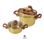 زودپز دوقلو طلایی 4+6 تفال مدل Tefal Gold 01