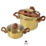 زودپز دوقلو طلایی 4+6 تفال مدل Tefal Gold 01