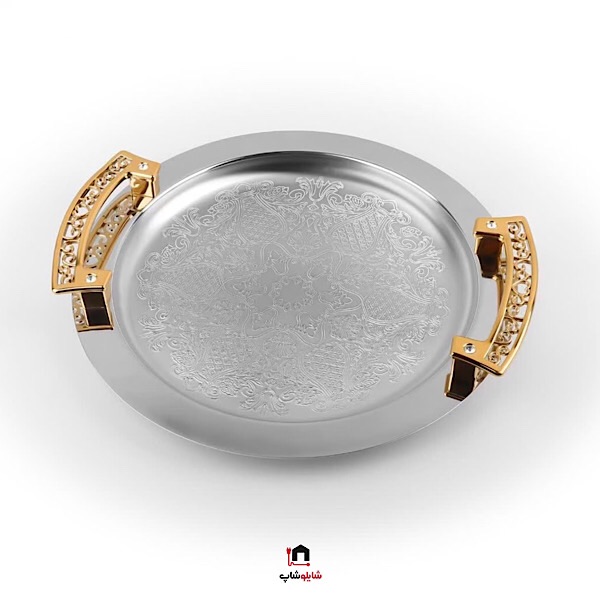 image - 2025-01-27T155827.126 سینی گرد کروم و طلایی اسپرت آتلانتیک - Image 1