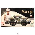 سرویس گرانیتی دسته طلایی14 پارچه روناک - Image 3