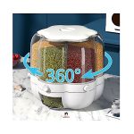 جا حبوباتی چرخشی طرح گل - Image 3