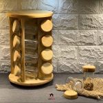 جا ادویه گرد گردان چوب شیشه رابروود برند دنیز - Image 5