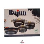 سرویس قابلمه 7 پارچه ویژه راژان رنگ نسکافه ای کد 24 - Image 5