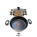 سرویس قابلمه 7 پارچه ویژه راژان رنگ نسکافه ای کد 24 - Image 3