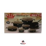 سرویس قابلمه چدن14 پارچه اس جی مدل آکا SG AKA - Image 2