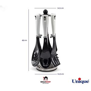 ست کفگیر ملاقه رنگی آنتیک یونیک مدل UN-1120