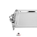 سینی دسته گل رز مستطیل متوسط صدفی کی اس تی مدل 217 - Image 2