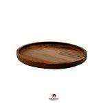 پیش دستی گرد چوبی برند سبزهوم سایز 18