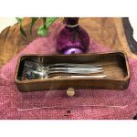 جا قاشقی چوبی درب دار برند سبزهوم مدل 0129 - Image 5