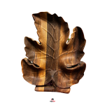 اردو خوری چوب گردو طرح برگ انگور برند سبزهوم مدل sabzhome-4041