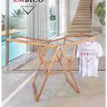 بند رخت چوب استیل مدرن چوب راش برند امبیکو embico