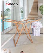 بند رخت چوب استیل مدرن چوب راش برند امبیکو embico