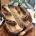 اردو خوری چوب گردو طرح برگ انگور برند سبزهوم مدل sabzhome-4041 - Image 2