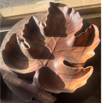 اردو خوری چوب گردو طرح برگ انگور برند سبزهوم مدل sabzhome-4041 - Image 3