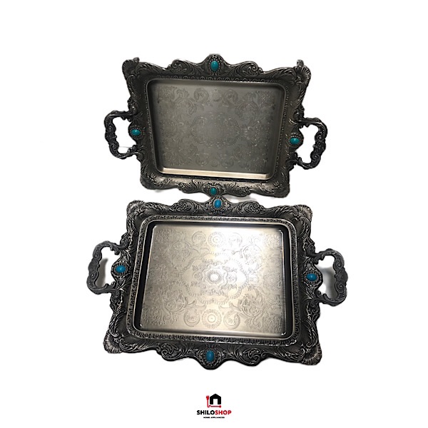 سینی پیوتر پایه دار نفیس رنگ ثابت