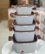 سرویس قابلمه 10 پارچه مربعی شکل روگن آلمان مدل Rü-7015 - Image 4