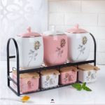 سرویس پاسماوری 7 پارچه کشویی درب چوبی امبیکو مدل EMBICO-4085 - Image 9