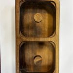 اردو خوری چوبی 2 خانه سبزهوم مدل 002