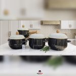 سرویس قابلمه 8 پارچه لعابی رزنت شاین  Rosent shine برند وارداتی شرکت EMBICO - Image 4